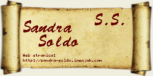 Sandra Soldo vizit kartica